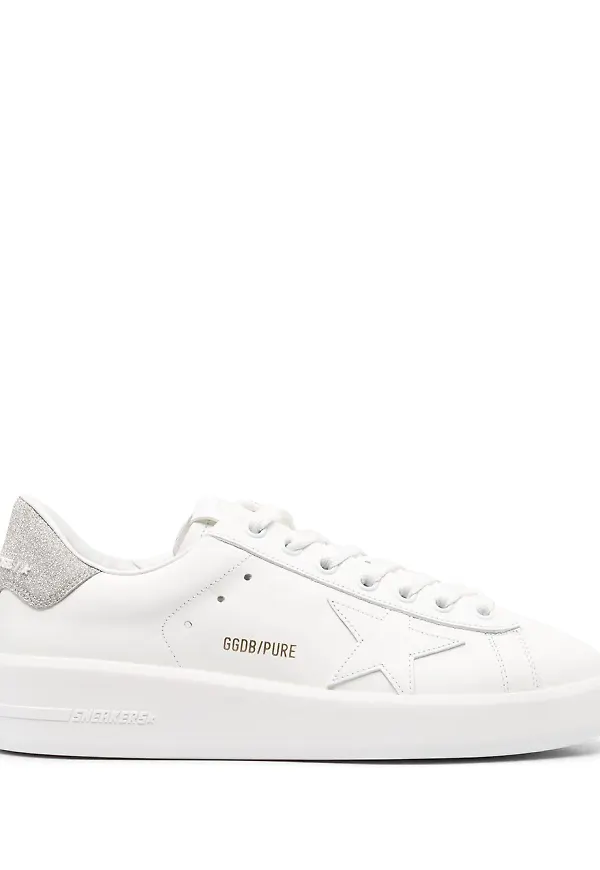 Golden Goose PURESTAR lädersneakers - Vit