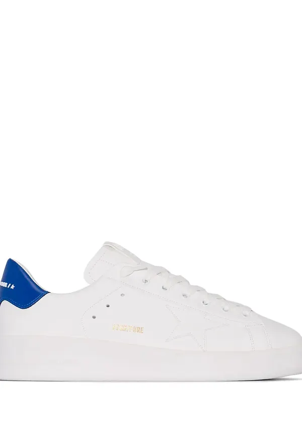 Golden Goose Purestar lädersneakers - Vit