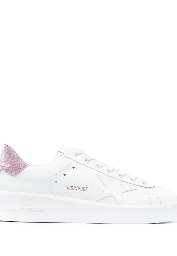 Golden Goose Purestar låga sneakers - Vit