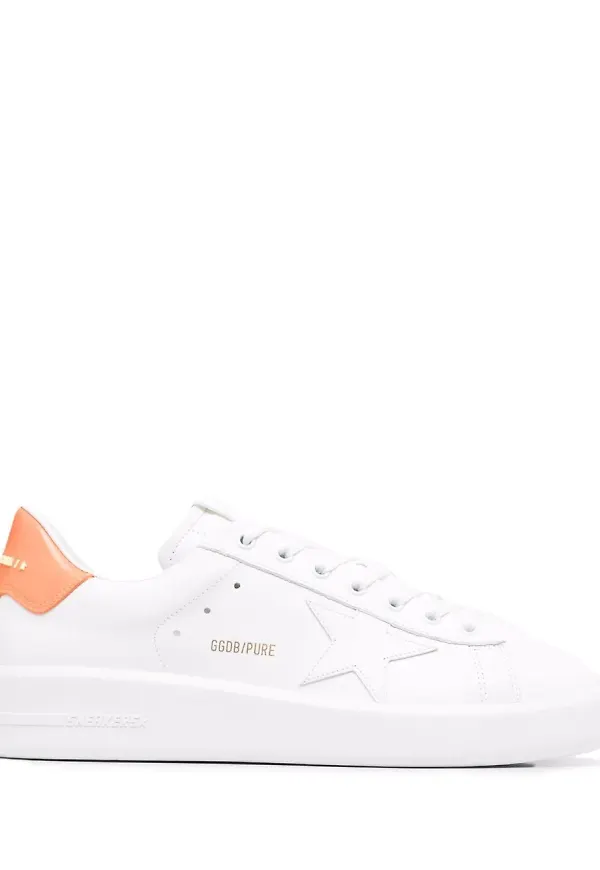 Golden Goose Purestar låga sneakers - Vit