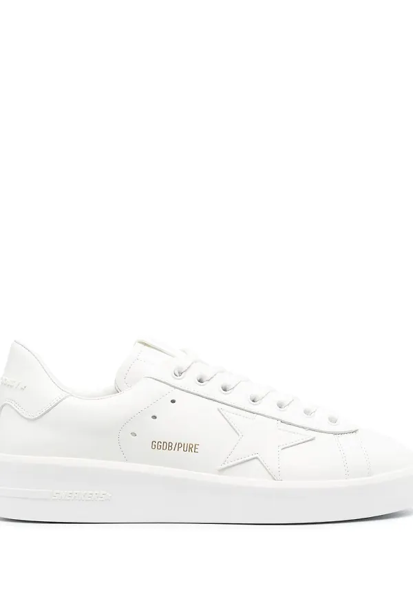 Golden Goose Purestar låga sneakers - Vit