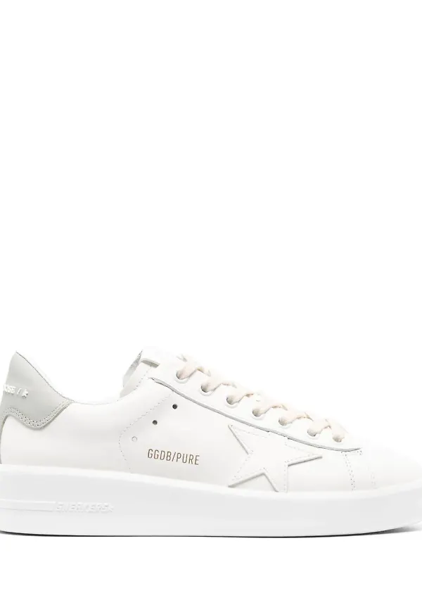 Golden Goose Purestar låga sneakers - Vit