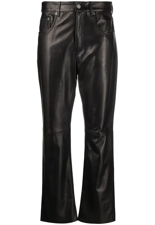 Golden Goose raka skinnbyxor - Svart