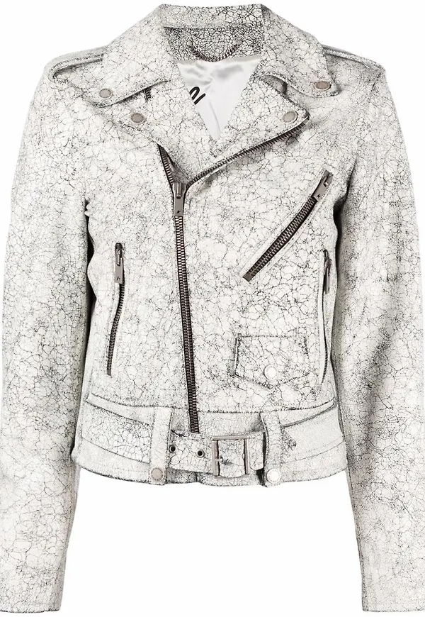 Golden Goose skinnjacka - Vit