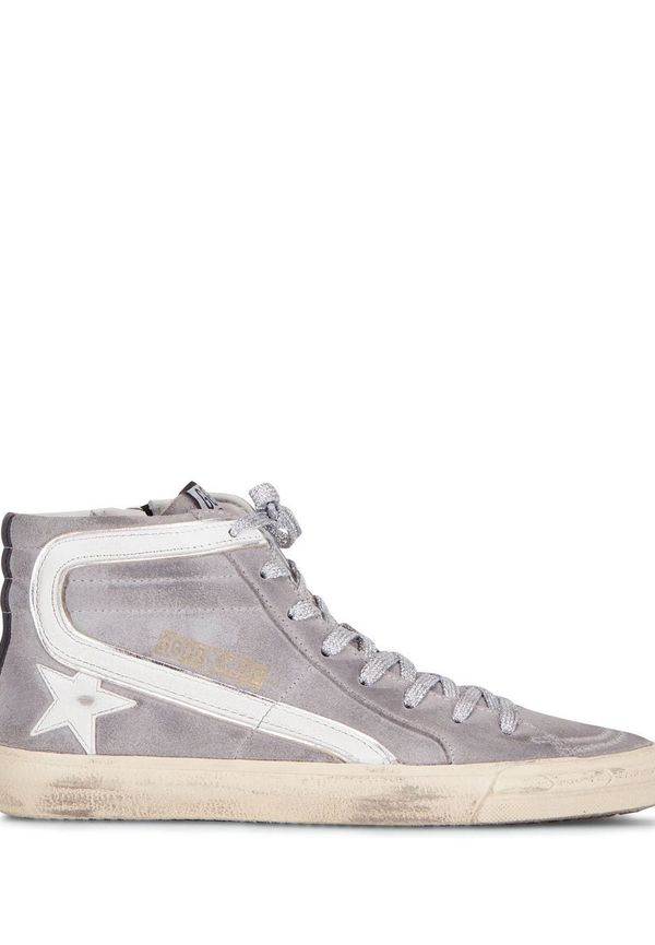 Golden Goose Slide höga sneakers - Grå