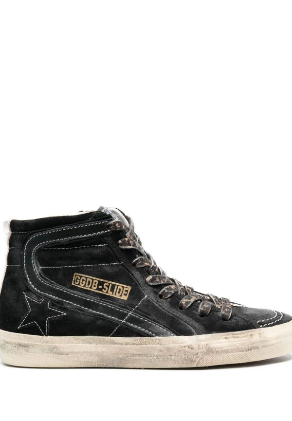 Golden Goose Slide höga sneakers - Svart