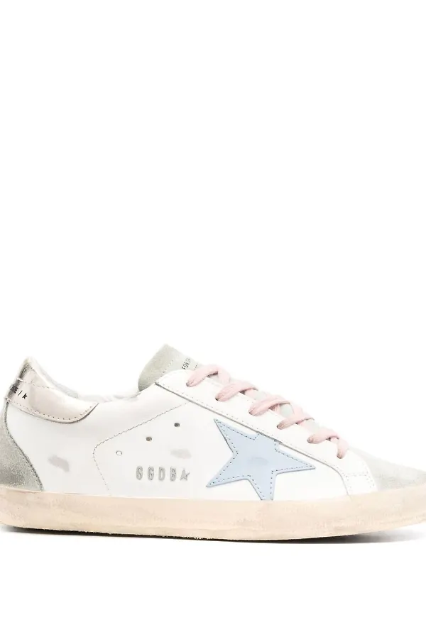 Golden Goose sneakers med lappdetalj - Vit