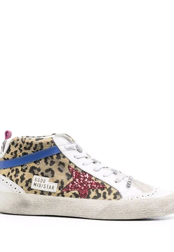 Golden Goose sneakers med paneler - Neutral
