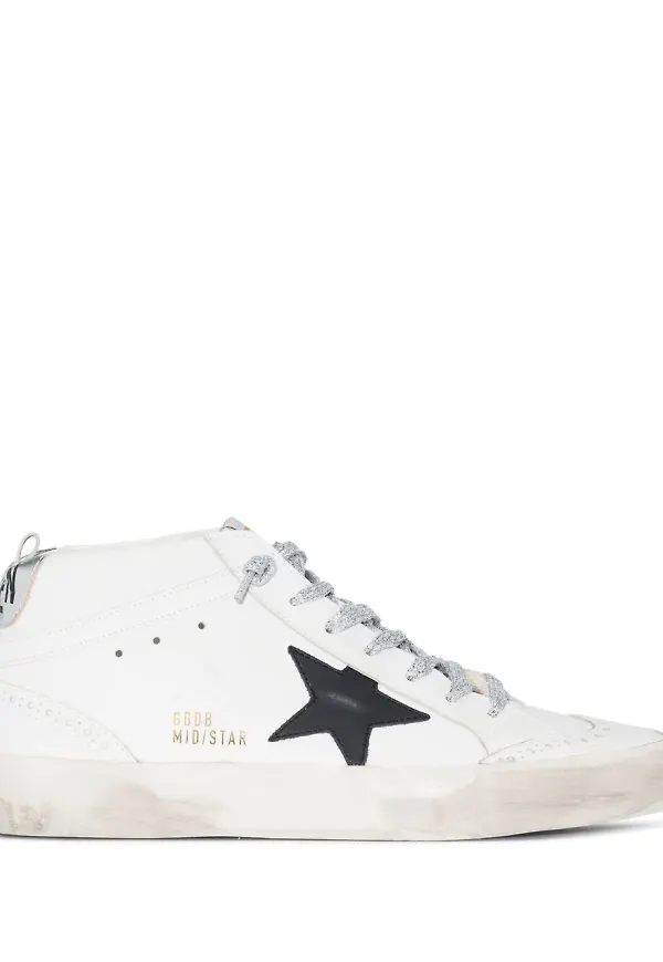Golden Goose sneakers med stjärnmärke - Vit
