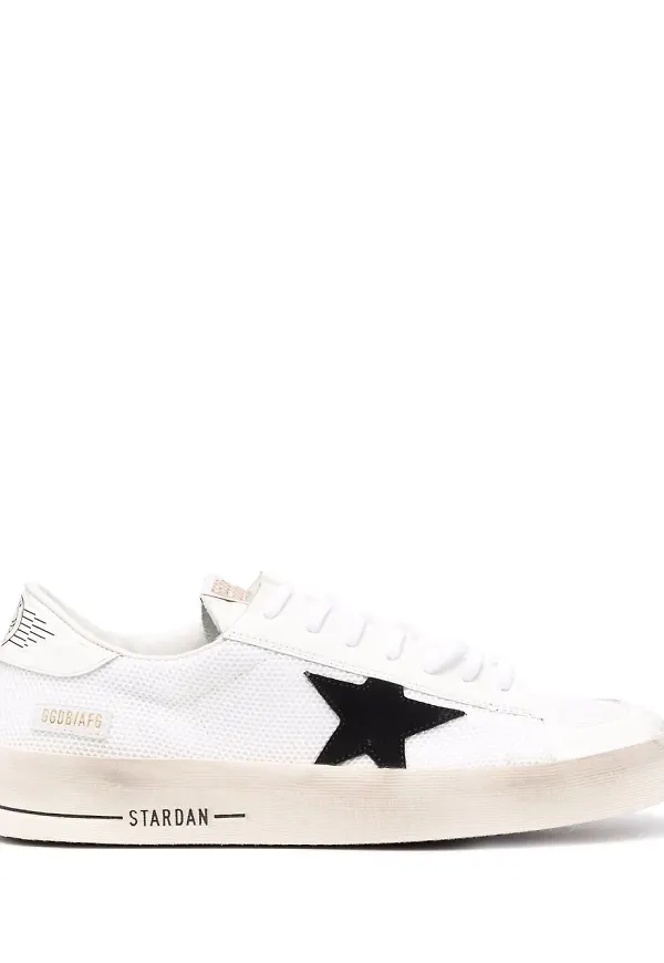 Golden Goose sneakers med stjärnmärke - Vit