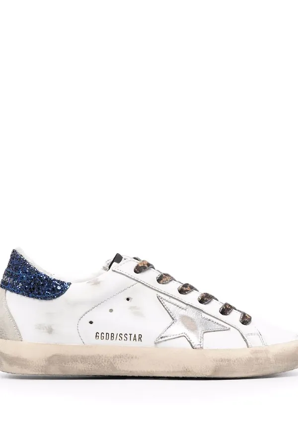 Golden Goose sneakers med stjärnmärke - Vit