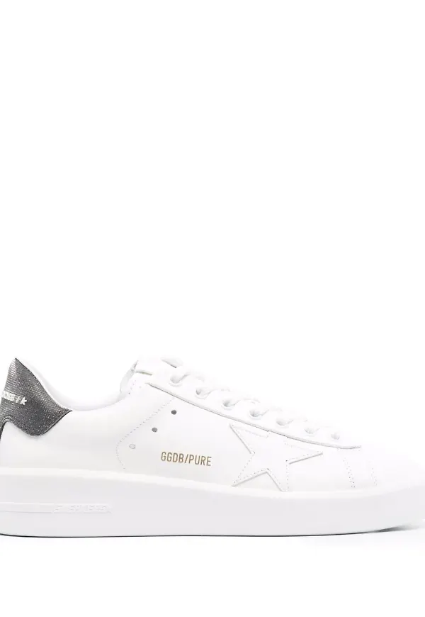 Golden Goose sneakers med stjärnmärke - Vit