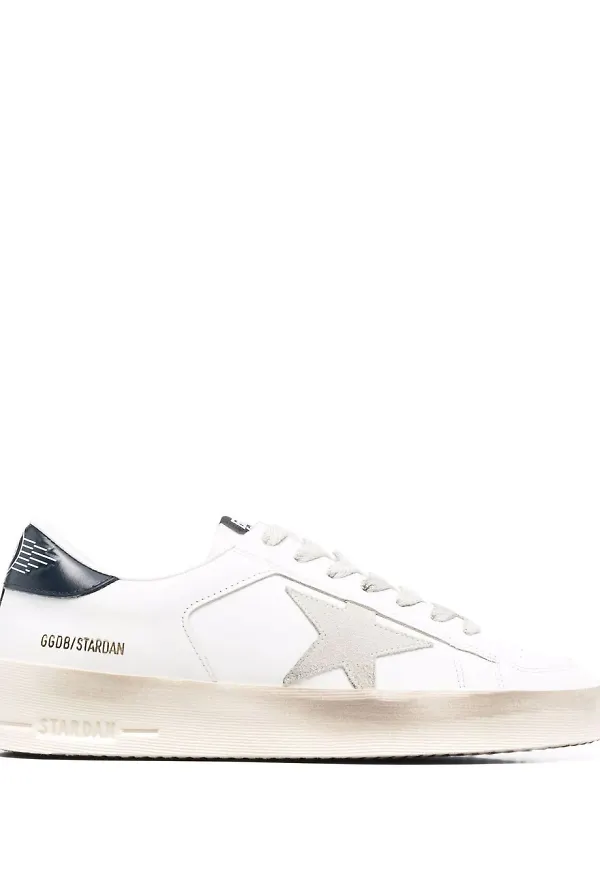 Golden Goose sneakers med stjärnmärke - Vit