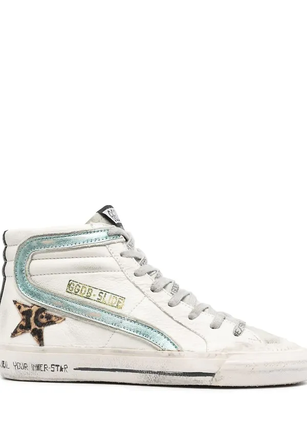 Golden Goose sneakers med stjärnmärke - Vit