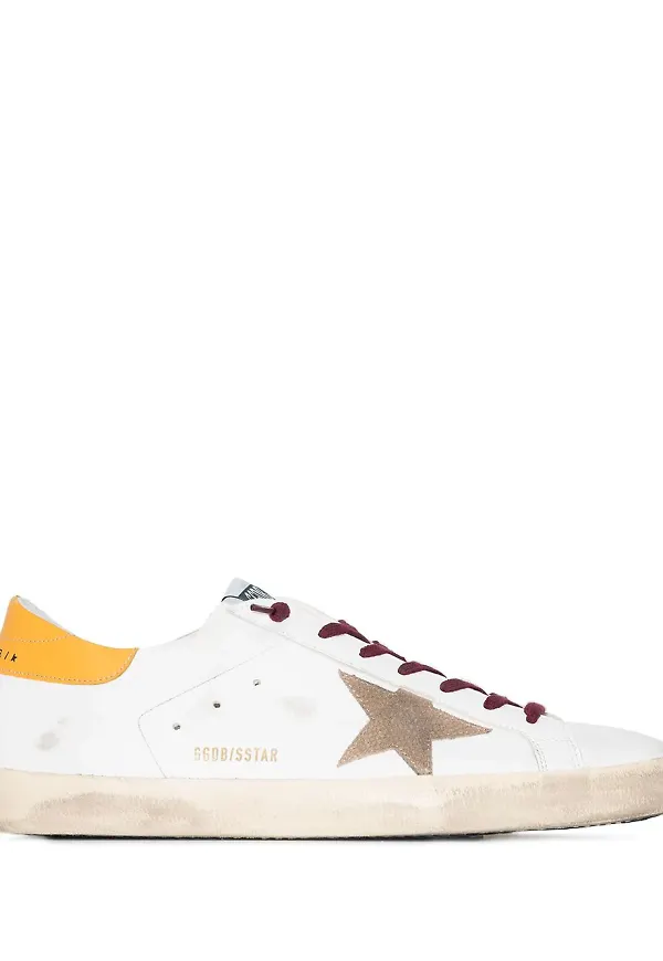 Golden Goose sneakers med stjärnmärke - Vit
