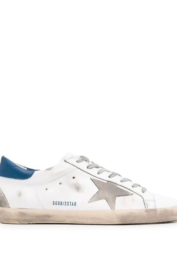 Golden Goose sneakers med stjärnmärke - Vit