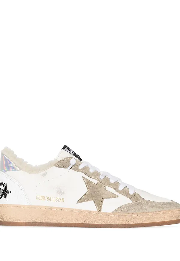 Golden Goose sneakers med stjärnmärke - Vit