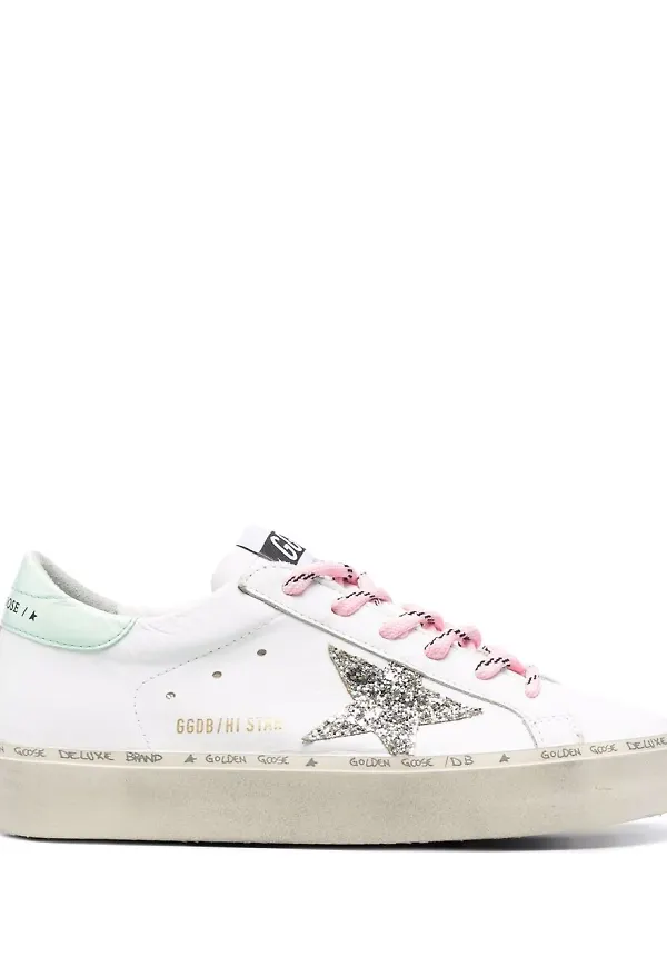 Golden Goose sneakers med stjärnmärke - Vit