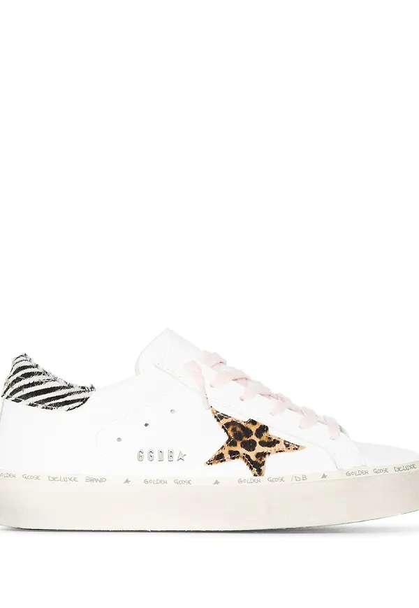 Golden Goose Star platåsneakers - Vit