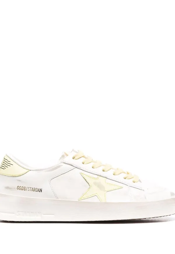 Golden Goose Stardan platåsneakers - Vit