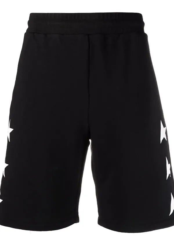 Golden Goose stjärnmönstrade shorts - Svart