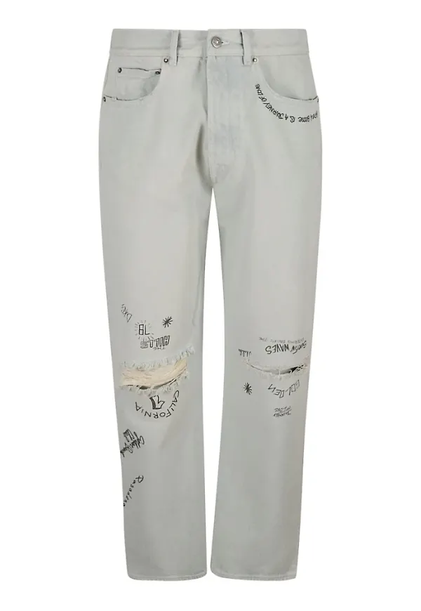 Golden Goose Straight Jeans Blå, Dam