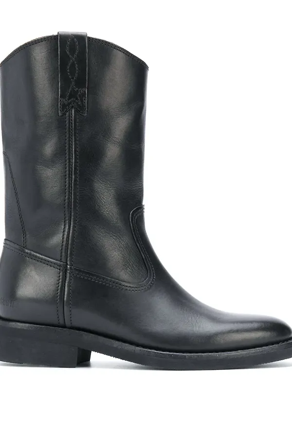 Golden Goose stövletter med blockklack - Svart