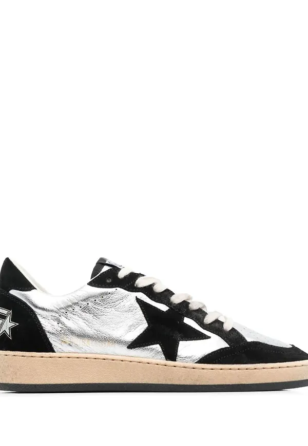 Golden Goose Super-Star höga sneakers - Svart
