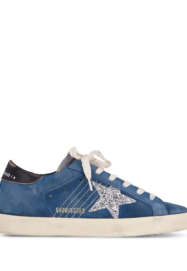 Golden Goose Super-Star low-top sneakers - Blå