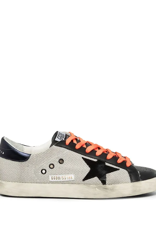 Golden Goose Super-Star låga sneakers - Grå