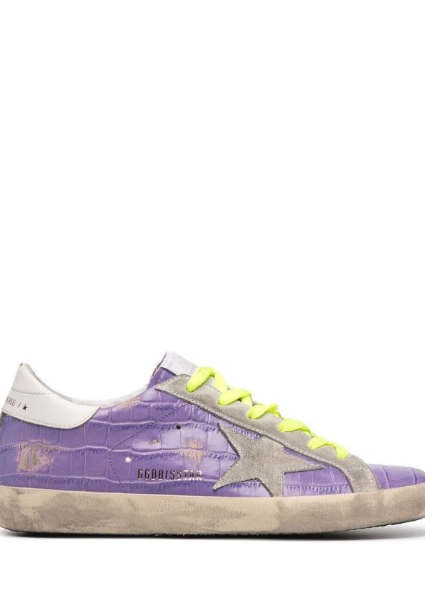 Golden Goose Super-Star låga sneakers - Lila