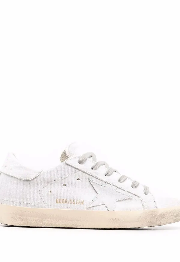 Golden Goose Super-Star låga sneakers - Vit