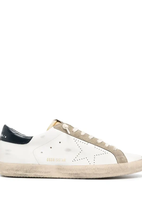 Golden Goose Super-Star låga sneakers - Vit