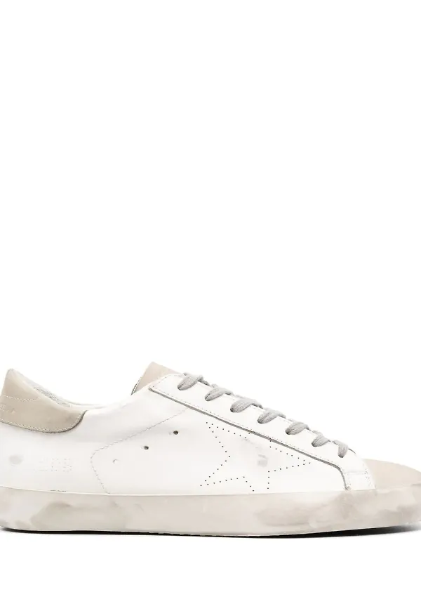 Golden Goose Super-Star låga sneakers - Vit