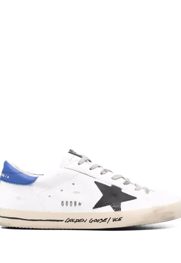 Golden Goose Super-Star låga sneakers - Vit