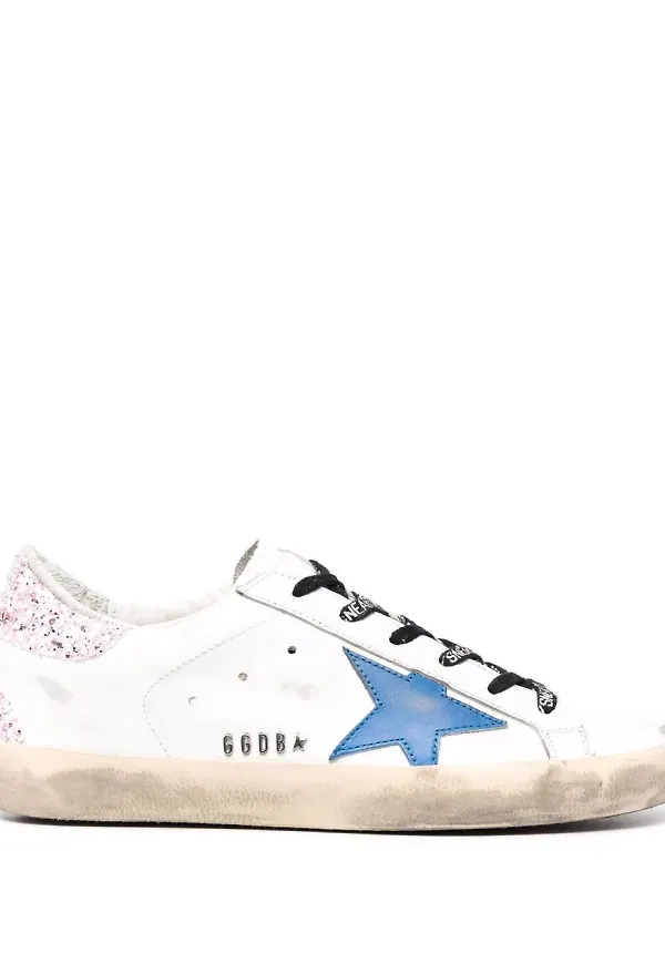 Golden Goose Super-Star låga sneakers - Vit