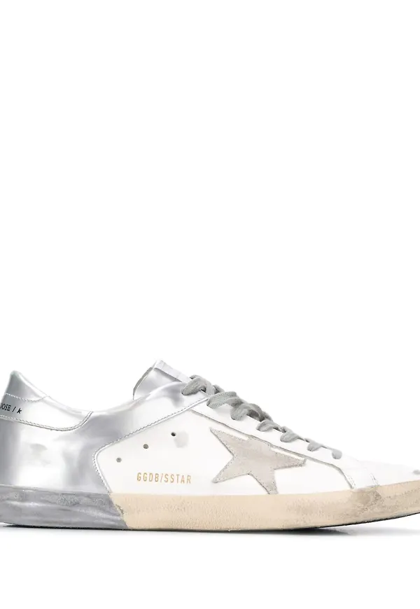 Golden Goose Super-Star låga sneakers - Vit