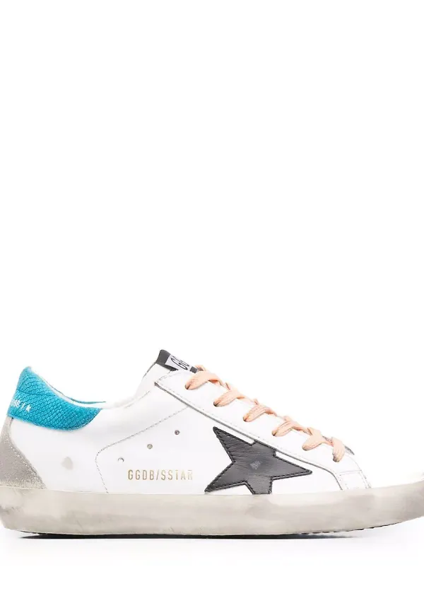 Golden Goose Super-Star låga sneakers - Vit