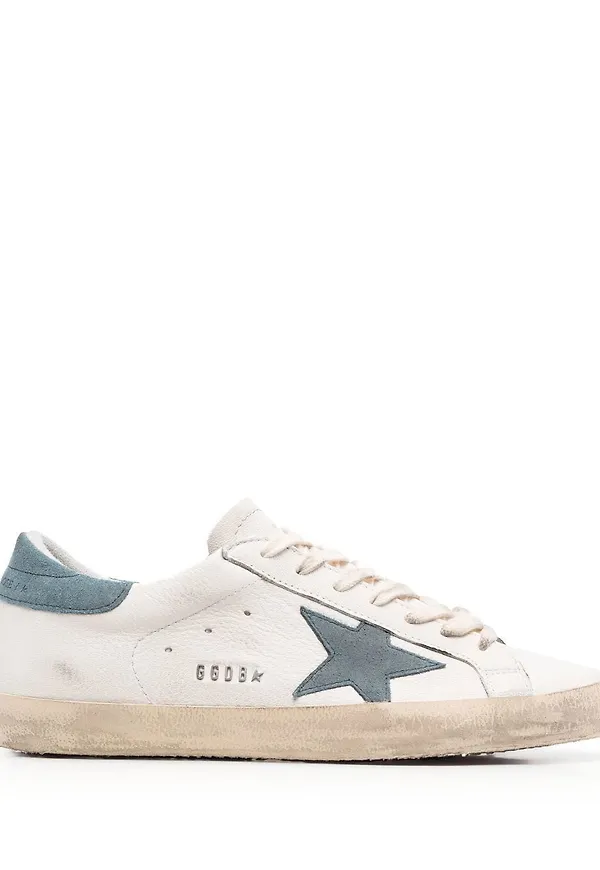 Golden Goose Super-Star låga sneakers - Vit