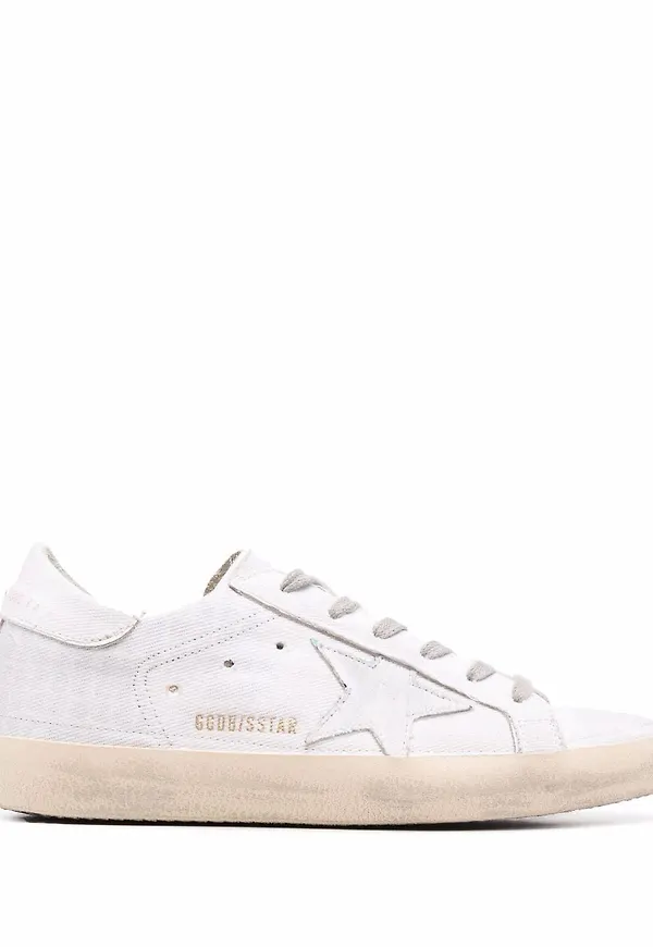 Golden Goose Super-Star låga sneakers - Vit