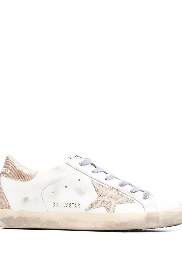 Golden Goose Super-Star låga sneakers - Vit