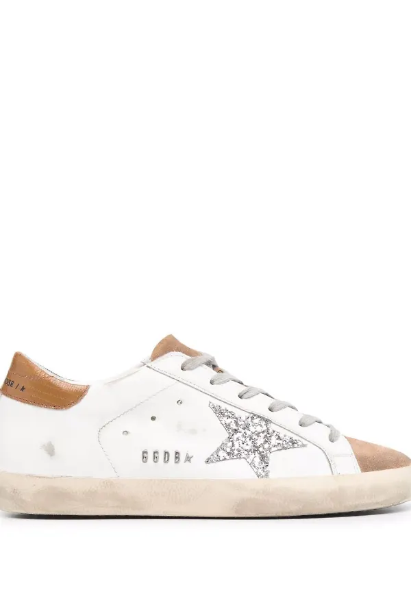 Golden Goose Super-Star låga sneakers - Vit