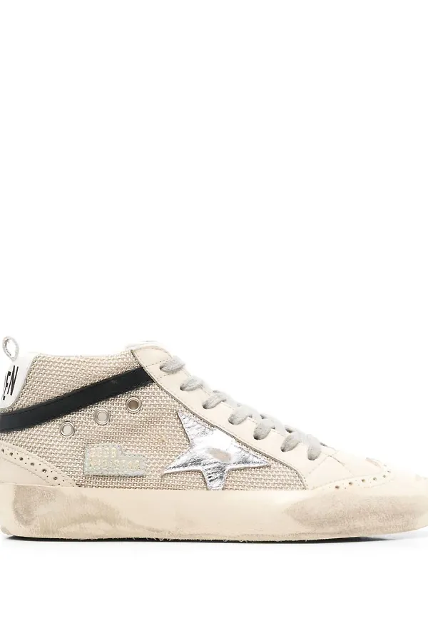 Golden Goose Superstar höga sneakers - Neutral