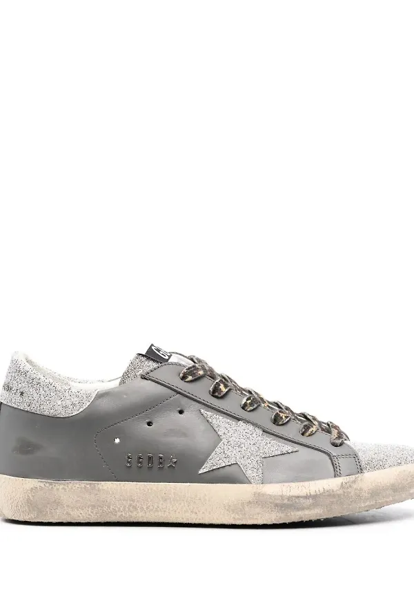 Golden Goose Superstar låga sneakers - Grå