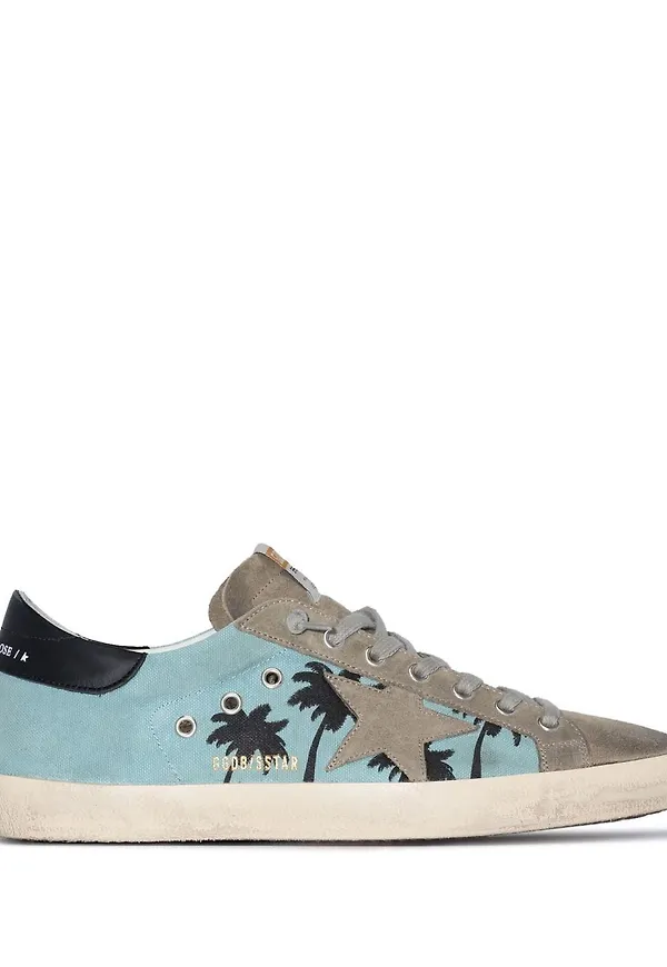 Golden Goose Superstar låga sneakers - Blå