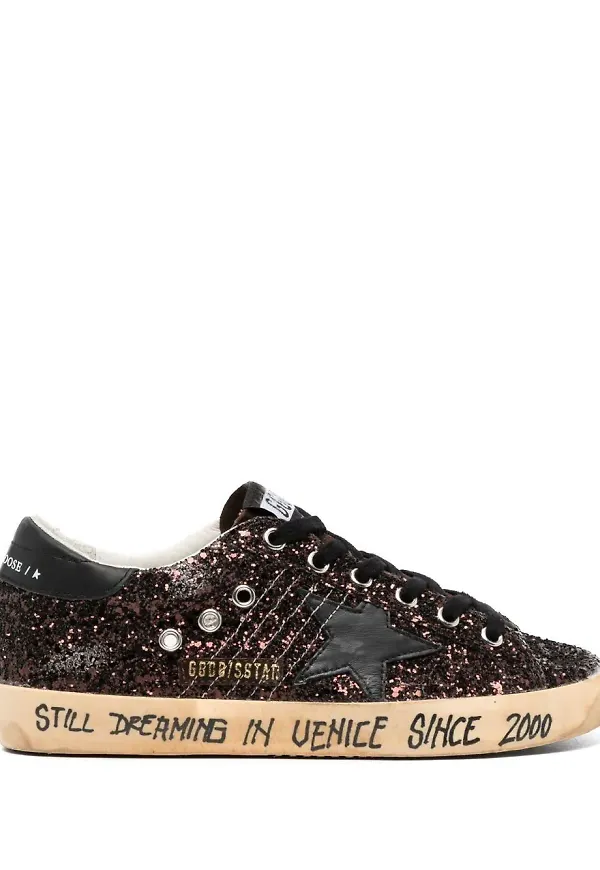 Golden Goose Superstar låga sneakers - Brun