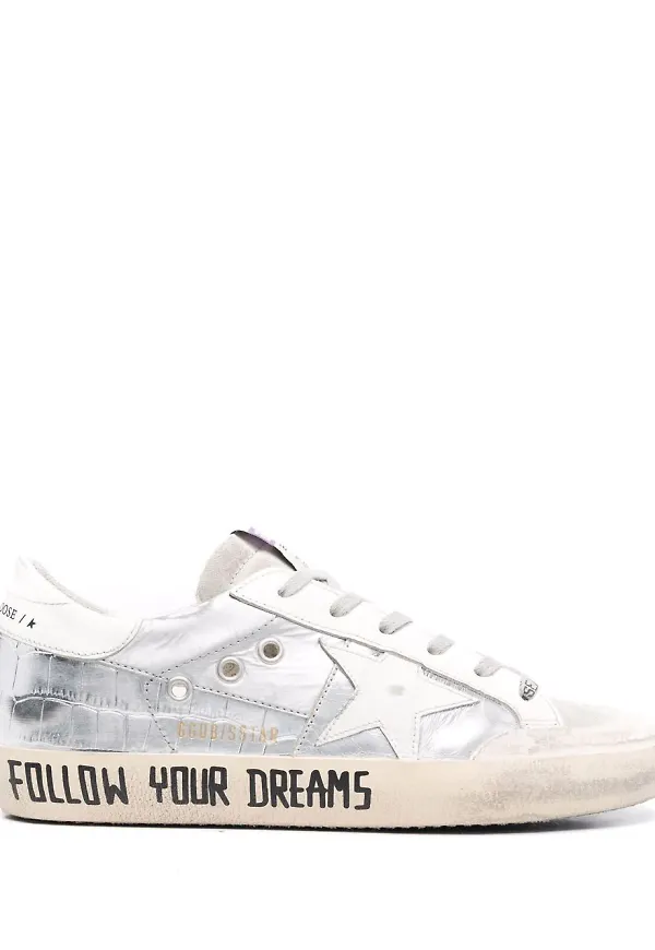 Golden Goose Superstar låga sneakers - Grå