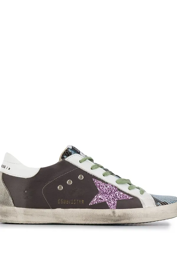 Golden Goose Superstar låga sneakers - Grå