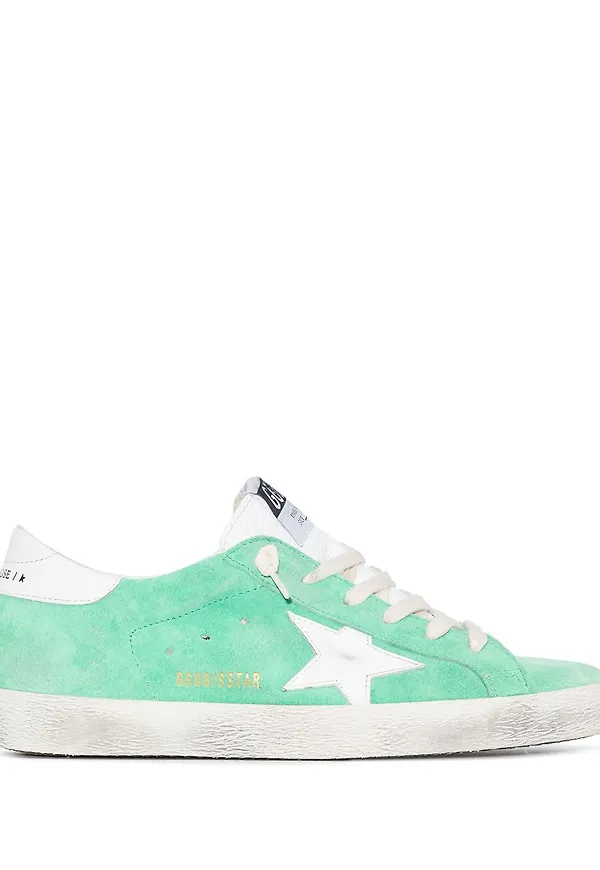 Golden Goose Superstar låga sneakers - Grön