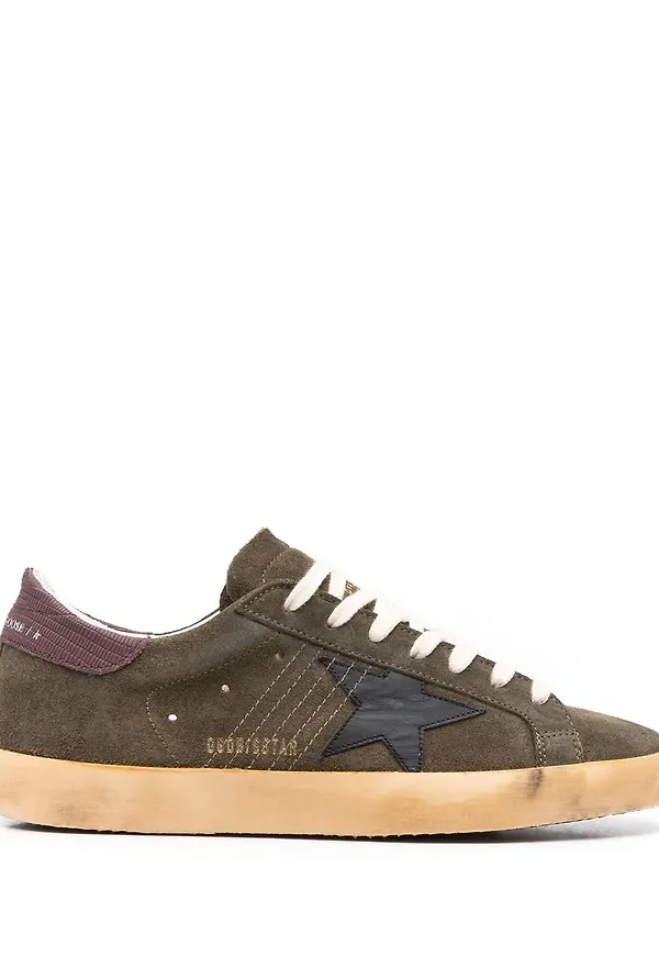Golden Goose Superstar låga sneakers - Grön